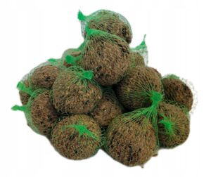 Kule pyzy tłuszczowe dla dzikich ptaków 100szt.