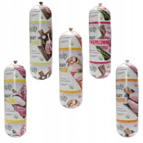 BATON Kiełbasa dla psa TUF TUF MIX Smaków 10x900g