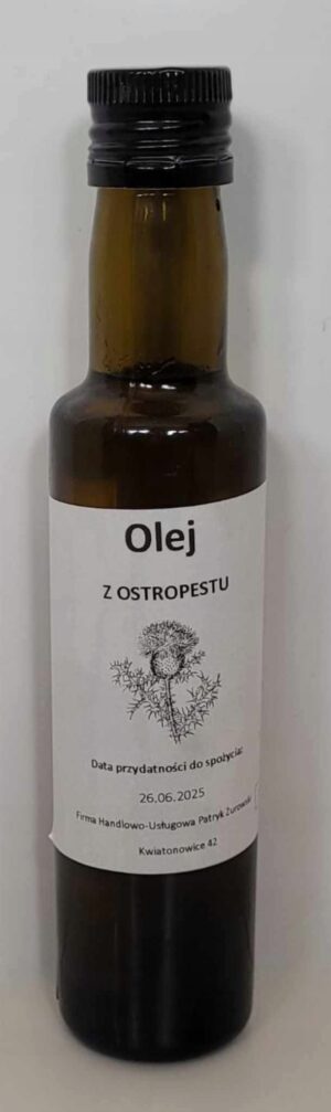 Olej z ostropestu– tłoczony na zimno 250 ml